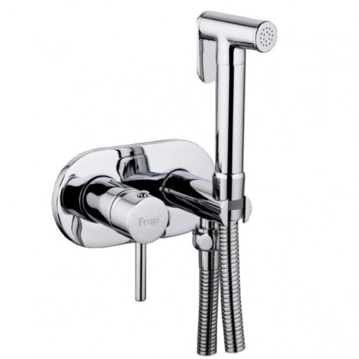 Смеситель для биде Frap F7505 с гигиеническим душем, хром