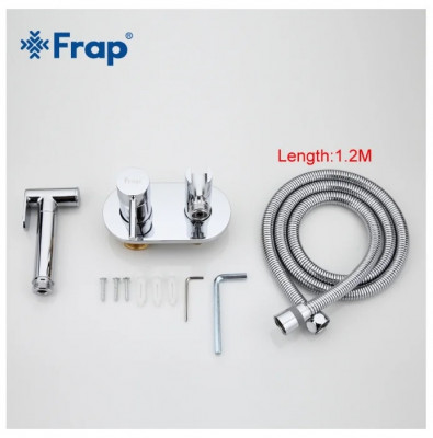 Смеситель для биде Frap F7505 с гигиеническим душем, хром