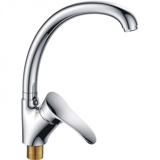 Смеситель для кухни Haiba HB4101-2 (латунь) хром