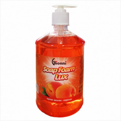 Ekokemika Мыло-крем SOAP FOAM LUX жидкое, персик, 0,9л