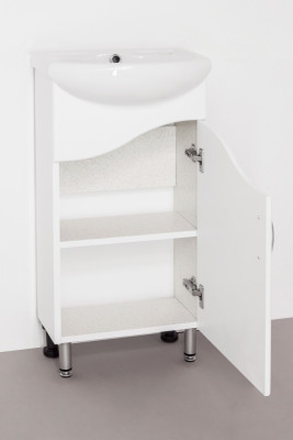 Тумба под раковину Style Line Эко Волна 2 для ум. Азов 40 белая