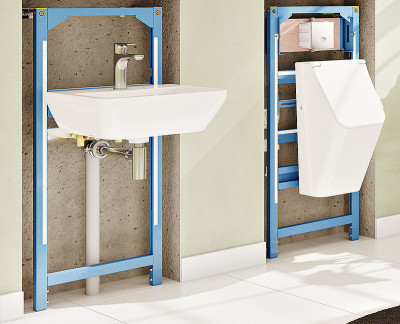 Инсталляция Vitra Frame 780-2800 для раковины синяя