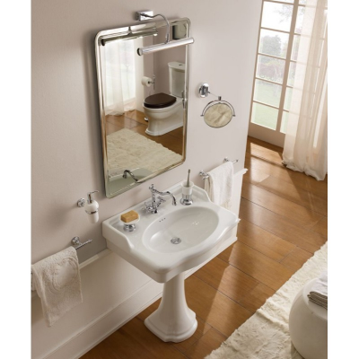 Раковина подвесная или накладная Scarabeo Castellana 5301BK 70х53 см, белый