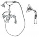 Смеситель на борт ванны с ручным душем, шлангом 150 см CEZARES GOLF-PBV-01-M, хром  (GOLF-PBV-01-M)