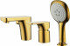 Смеситель на борт ванны D&K Berlin.Tourto (DA1434903) врезной, латунь, золото, глянцевый  (DA1434903)