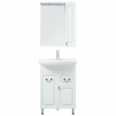 Тумба под раковину Corozo Элегия ретро 60 SD-00000010 белая