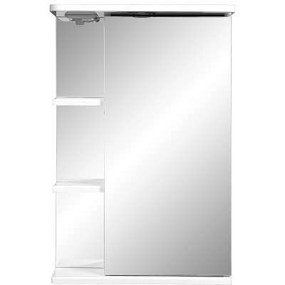 Зеркальный шкафчик в ванную Stella Polar Концепт Нелея 55/С R SP-00000043 с подсветкой белый