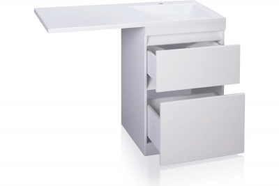 Тумба Style Line Даллас 120 R с раковиной над стиральной машиной, белая