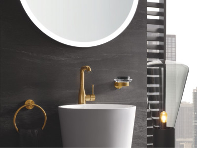 Смеситель для раковины GROHE Essence, M-Size, холодный рассвет матовый, (23462GN1)