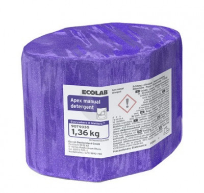 Ecolab Аpex Manual Detergent концентрированное твердое моющее средство для ручной мойки посуды и кухонного инвентаря