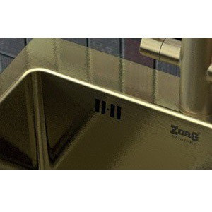 Zorg Inox PVD SZR-7444 BRONZE кухонная мойка, бронза