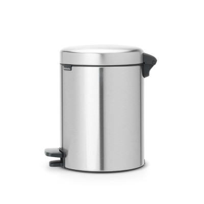 Brabantia NewIcon 112102 ведро для мусора с педалью 5 л, цвет - стальной матовый
