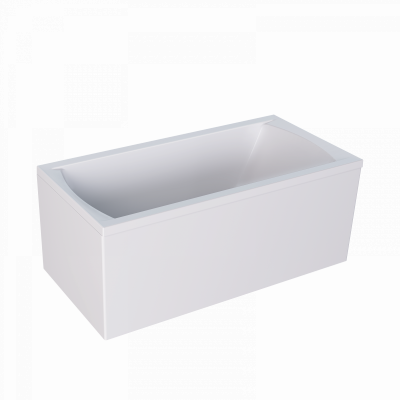 Ванна акриловая Marka One MODERN 120x70 прямоугольная 120 л белая (01мод1270)