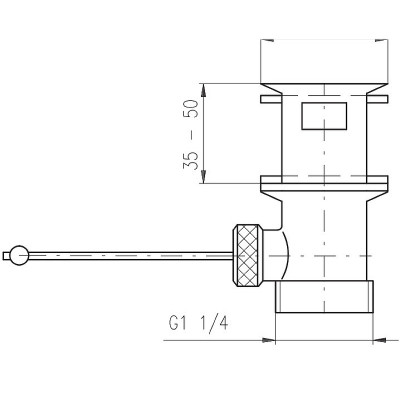 Донный клапан для раковины Rav Slezak MD0013SM бронза