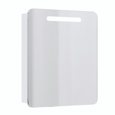 Зеркальный шкафчик Onika Неаполь 60 белый, c LED подсветкой (206064)