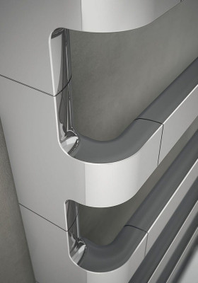 Полотенцесушитель электрический Irsap Step E 500x775 SEP050T50IR01NNN хром лесенка