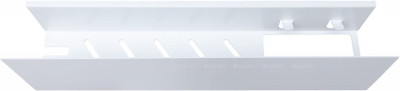 Полка для ванной Aquanet Магнум 50x12 белая матовая, с крючками (00302232)