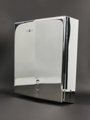 Глянцевый Диспенер для бумажных полотенец Nofer антивандальный  04046.B