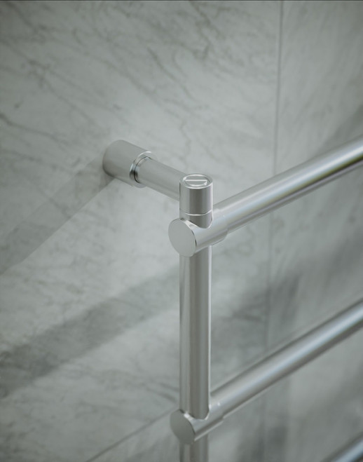 Электрический полотенцесушитель Margaroli Sole 570x652мм лесенка латунь хром (5424704CRNB)