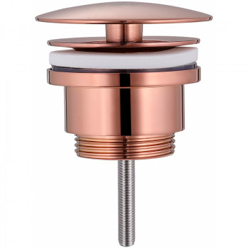 Донный клапан Abber AF0012RG розовое золото для раковины
