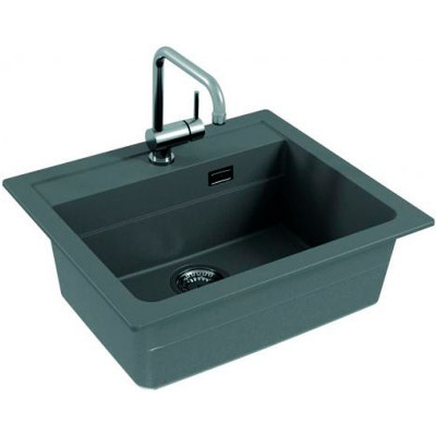 Мойка для кухни Alveus Granital Atrox 30 Concrete G81 590x500 1131995 бетон ис-ный гранит прямоугольная