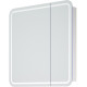 Зеркальный шкафчик в ванную Corozo Алабама 80/С SD-00000902 с подсветкой белый  (SD-00000902)