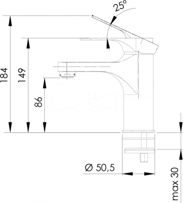 Remer Class Line L12 для раковины, хром