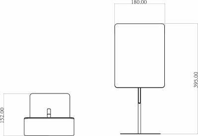 Зеркало косметическое Boheme Venturo 507-G настольное, золото