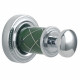Крючок Boheme Murano 10906-GR-CR одинарный, хром/зеленый  (10906-GR-CR)