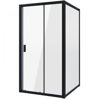 Душевой угол Niagara Nova 110х100 NG-82-11AB-A100B пр-ль черный стекло прозрачное