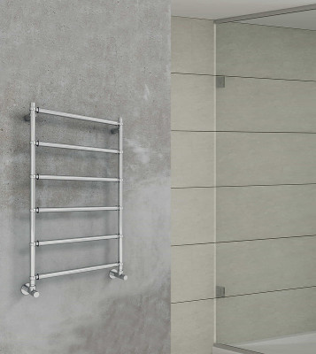 Полотенцесушитель водяной Irsap Bella 550x951 BEP053B50IR01NNN01 хром лесенка