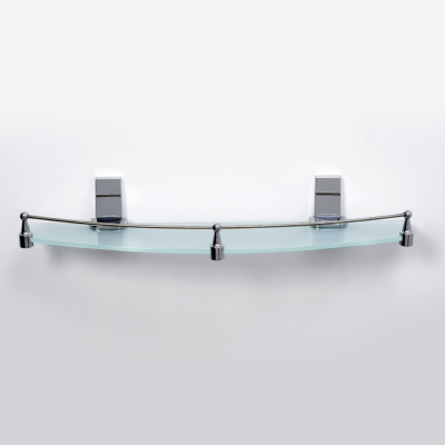 WasserKRAFT Lopau K-6044 стеклянная полка, матовое стекло/хром