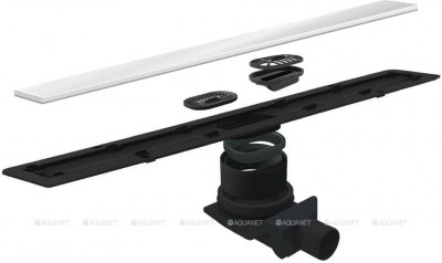 Душевой лоток Pestan Confluo Frameless Line White Glass 13701210, 300мм  Нержавеющая сталь / ABS-пластик