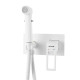 Гигиенический душ со смесителем Shevanik S6805C, белый (S6805C)