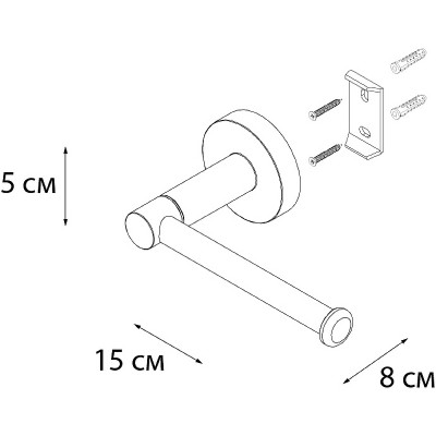 Держатель запасного рулона Fixsen Comfort Gold FX-87010A золото матовое
