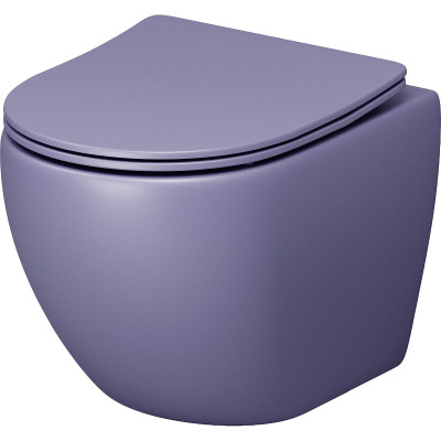 Унитаз Grossman Color GR-4455LIMS подвесной фиолетовый микролифт