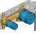 IDEAL STANDARD Strada A5948NU смеситель для раковины (скрытая часть), хром