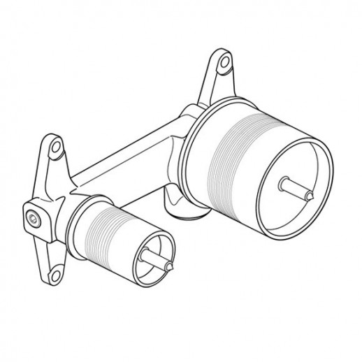 IDEAL STANDARD Strada A5948NU смеситель для раковины (скрытая часть), хром