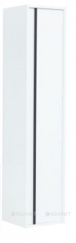 Шкаф-пенал для ванной Aquanet Lino 35 белый матовый подвесной (00253909)