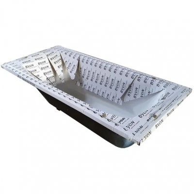 Чугунная ванна BYON 13 130х70 (ножки в комплекте), белая