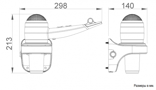 Фен антивандальный с регулировкой температуры Nofer 02058.S